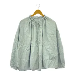 JOURNAL　STANDARD　LUXE　ジャーナルスタンダード ラックス　20/AW　20-050-440-2110-4-0　CSIツイル ハラーフリルシャツ　長袖シャツ　水色のサムネイル