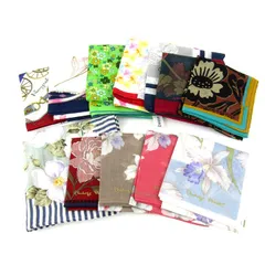 エル/ジュンココシノ他 ハンカチ 12点セット 花柄など ブランド まとめて 大量 レディース 【中古】