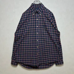 Polo Club ポロクラブ マルチカラー ボタンダウン チェックシャツ Mサイズ 長袖 コットン100%