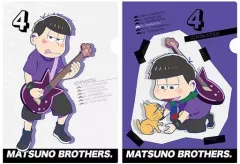 【中古】クリアファイル 一松(バンド) A4クリアファイルセット(2枚組) 「おそ松さん」