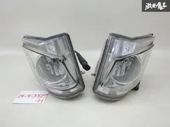 プログレ　JCG10 左右フォグランプkoito 51-26 レンズ トヨタ サクシード プログレ 純正 フォグランプ KOITO 51-26