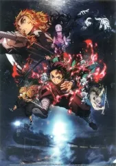 【中古】クリアファイル 本ビジュアル第一弾 A4クリアファイルB 「劇場版 鬼滅の刃 無限列車編」 劇場グッズ