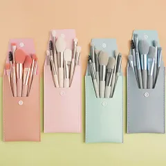 【新品・未使用】化粧ブラシ メイクアップセット（ 収納ケース付き）