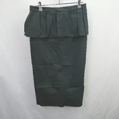 ◇ Θ ZARA ザラ フリル 膝下丈 タイト スカート サイズXS ブラック レディース E  【1506110011763】