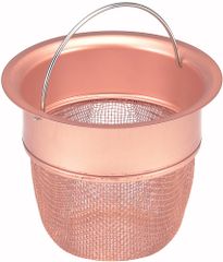 【迅速発送】タケコシ ごみ受け 排水口 純銅製 深型 【日本製】 13.5cm 抗菌 ぬめり 悪臭防止 銅イオン 持ち手付き 細かいゴミも流れにくい 汚れがたまりにくい 2610090 燕三条