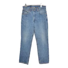 90年代 カナダ製 Levi's リーバイス 516 デニムパンツ ブルー(メンズ W33 L30)中古 古着 V5935