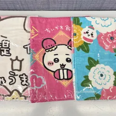未開封 グレイ・パーカー・サービス ちいかわ ちいかわ飯店 お団子 フラワー フェイスタオル まじかるちいかわ フェイスタオル 3枚 セット うさぎ ちいかわ ハチワレ