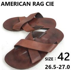 アメリカンラグシー/AMERICAN RAG CIE★本革/レザーサンダル【size:42/26.5-27.0】ビーチ/フラット/Shoes/trainers◆bQ-595
