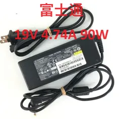 FUJITSU 純正 19V 4.74A 90W FMV-AC343A(B) A13-090P2A ADP-90BEC A744/K A744/H等適合 富士通 中古 ノートPC用 ACアダプター 電源ケーブル付 1週間動作保証【送料無料】