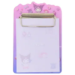 【メール便】クロミ メモ帳 アクリルバインダーメモ エブリウェアークロミ サンリオ ティーズファクトリー 新学期準備文具 キャラクター グッズ 