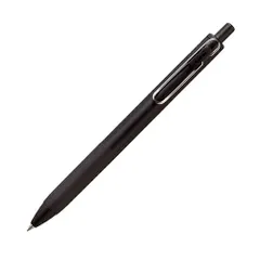 (まとめ）【三菱鉛筆】ゲルインクボールペン uni-ball one　0.38　黒（黒軸）   UMNS38BK-24 【×50セット】