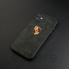 スマホケース iPhoneケース ポルシェ アイフォンケース 耐衝撃 iPhone13 iPhone14 iPhone15 iPhone16 全機種対応 裏毛皮 ソフトケース iPhoneアクセサリー ゴールド
