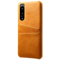 Xperia 5 IV ケース SO-54C SOG09 A204SO エクスペリア5 マーク4  カード収納 レザー スマート ケース 【Color】 キャメルのサムネイル