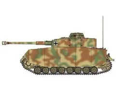 【中古】プラモデル 1/72 ドイツIV号戦車H型 [7497]のサムネイル