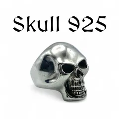 【抜群の迫力】スカル Silver 925 刻印 90s Vintage Ring シルバー ヴィンテージ リング 17号 クラシック 髑髏