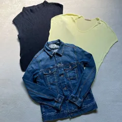 【まとめ売り】GLOBAL WORK Gジャン ノースリーブ レディースMサイズ 3点セット