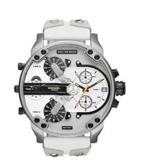 Diesel Mr Daddy DZ7401 ディーゼル/Diesel/時計/ミスターダディー/DZ7401/ホワイトダイアル×ホワイトインデックス×ホワイトレザー【ジャンク】