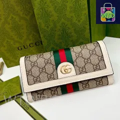 【今日特価】Gucci グッチ ニューモデルウォレット チェーン着脱式で多目的収納可能デザイン