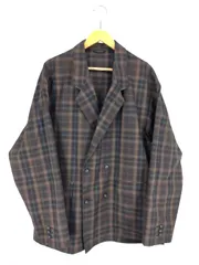 ビームス BEAMS オンブレ チェック ダブルブレスト ジャケット レディーのサムネイル