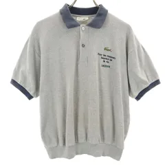 CHEMISE LACOSTE シュミーズラコステ 半袖 ポロシャツ 3 グレー系 メンズ 古着