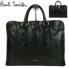 【S3552】【美品】Paul Smith ポールスミス ビジネスバッグ ブリーフケース 書類カバン レザーバッグ オールレザー