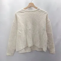 ◇ ⊇ THE PAUSE ザポーズ 2way ミドルゲージ 長袖 ニット カーディガン サイズF ホワイト系 レディース E  【1502030005288】