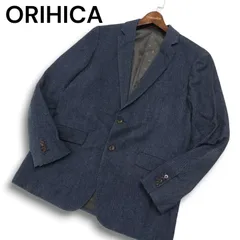 ORIHICA オリヒカ 秋冬 総裏★ アンコン テーラード ジャケット ブレザー Sz.AB5 メンズ 紺 ネイビー