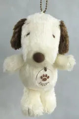 【中古】キーホルダー スヌーピー(チャーム付き) ぬいぐるみキーチェーン 「PEANUTS(SNOOPY)」 ユニバーサル・スタジオ・ジャパン限定