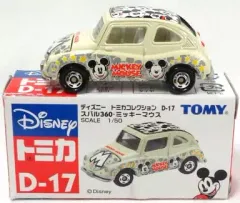 【中古】トミカ 1/50 スバル360 ミッキーマウス(ベージュ) 「ディズニー トミカコレクション D-17」