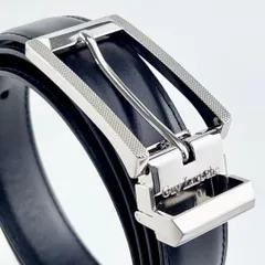B級品 新品 Guylaroche ベルト レザー ブラック メンズベルト 小物