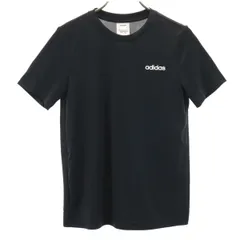 adidas アディダス トレーニング 半袖 Tシャツ 150 ブラック スポーツ キッズ 古着
