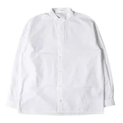 THE RERACS ザ リラクス シャツ サイズ:46 22AW スタンドカラー プラケット 長袖 シャツ VINTAGE FINX COTTON THE PLACKET SHIRT 22FW-REBL-314 比翼仕立て オーバー サイズ ホワイトのサムネイル