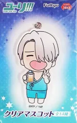 【中古】キーホルダー・マスコット(キャラクター) ヴィクトル・ニキフォロフ クリアマスコット 「ユーリ!!! on ICE」
