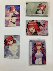 五等分の花嫁 ウエハース トレーディングカード 中野二乃 5枚セット まとめ売り