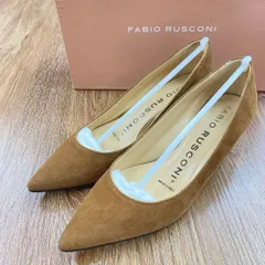 m4323 ファビオルスコーニ FABIO RUSCONI パンプス スエード
