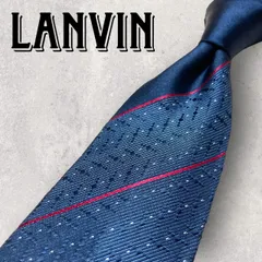 2024年最新】LANVIN ランバン ストライプ柄シルクネクタイの人気