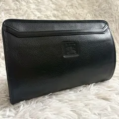 【美品✨】バーバリー　セカンドバッグ　ホースロゴ　ノバチェック　内ノバチェック