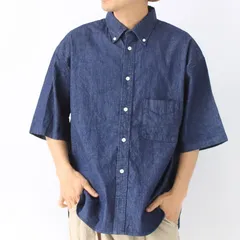 デニムシャツ メンズ 半袖 日本製 半袖シャツ デニム ボタンダウンシャツ 大きいサイズ 春 夏 春夏 薄手 かっこいい おしゃれ シンプル カジュアル アメカジ