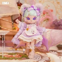 新品  未使用 COME4FREE【スイーツシリーズ】いちごタルト＆タロイモケーキ ドレスセット OB11/BJD用 人形服