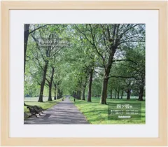 【未使用品】ナカバヤシ 樹脂製写真額 四ッ切判 ナチュラル F-SP-105-N のサムネイル