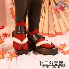 新発売 三分妄想 原神 コスプレ 雷電将軍 靴 ブーツ お買い得