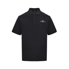 【今日WTO】Balenciaga 25ss ロッククラスプロゴ刺繍ポロ-LA75