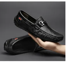 新品★未使用　ローファー　スリッポン　カジュアルシューズ メンズ　ドライビングシューズ　春秋靴　男性靴ブラック24~28.5cm