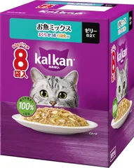 訳あり 20個セット カルカン パウチ お魚ミックス まぐろ・かつお・白身魚入り 8袋入り×20ボールセット【北海道/沖縄/離島発送不可】のサムネイル