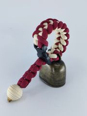 【Φ26.0mm Sサイズ】自転車用ベル(熊鈴)トレンディベル【あずき×クリーム】No.151