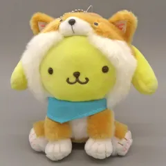 【中古】キーホルダー ポムポムプリン(柴犬) ボールチェーンマスコット 「サンリオキャラクターズ」