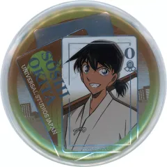 【中古】バッジ・ビンズ 沖田総司 「名探偵コナン・ワールド 2024 缶バッジコレクション(カバー付き)」 ユニバーサル・スタジオ・ジャパン2024限定