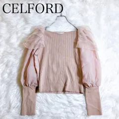 CELFORD シアースリーブニットプルオーバー