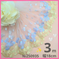 【ラスト】№250935 チュールレース　2.8+0.5=3.3m