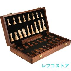 チェス、木製チェスセット、折りたたみ式木製チェスセット、家族団らん、折りたたみ式木製チェスボックス、ギフト、高級チェス駒、親子で楽しめるイン